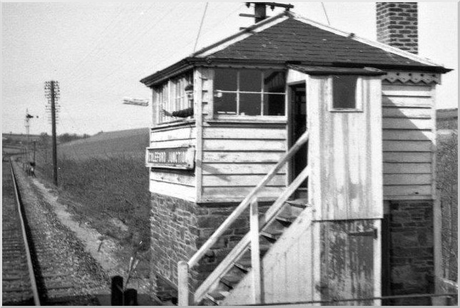 Coleford Junction Signalman receives his post in 1969