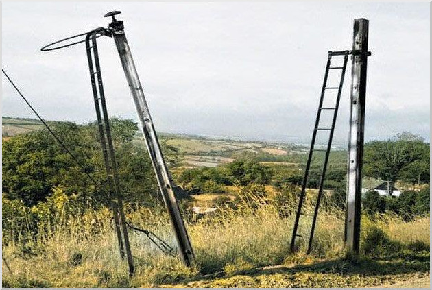 1970 view from closed Meldon Junction Signal Box