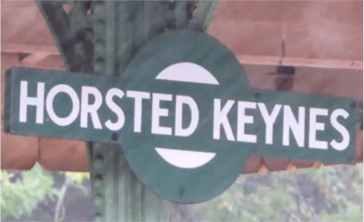 A wet day on the Bluebell Railway