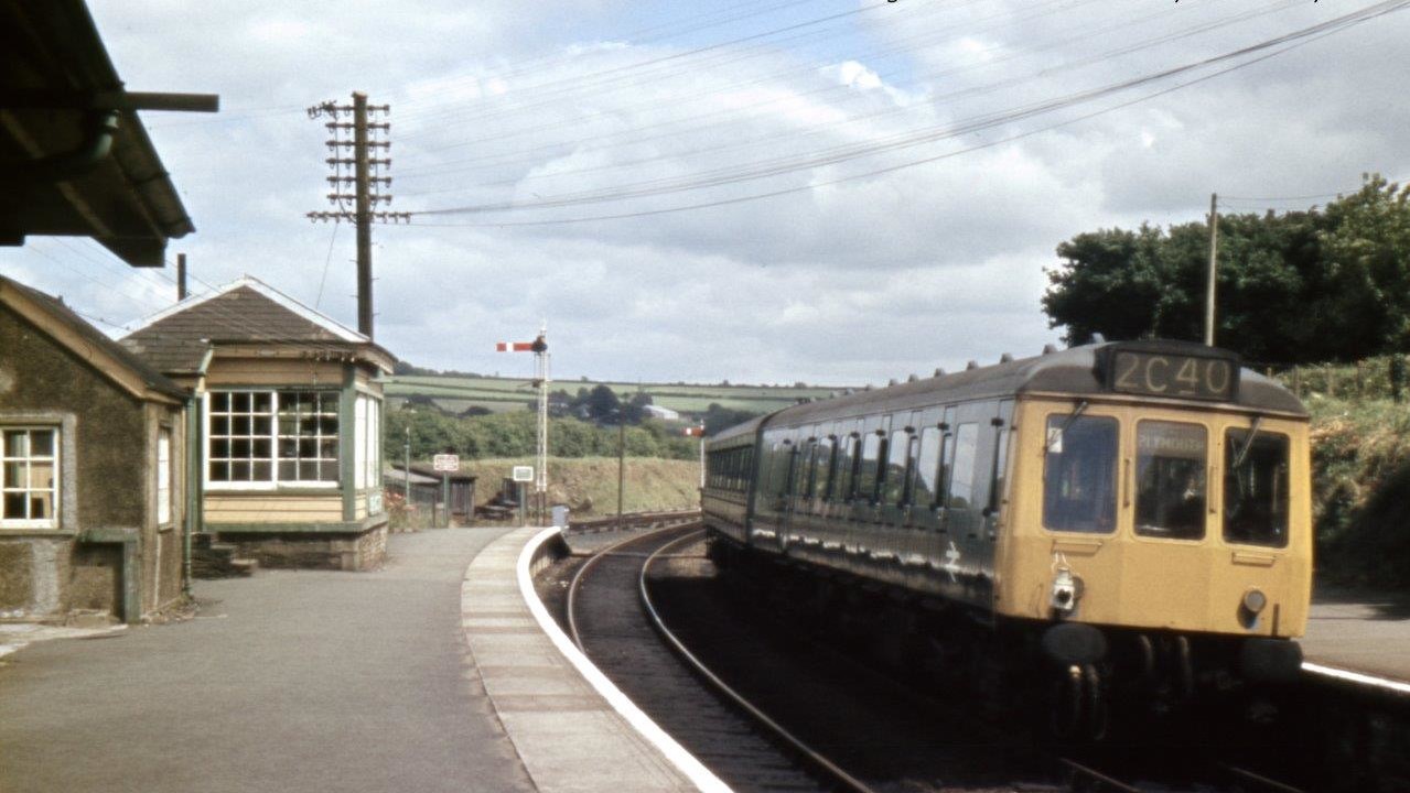 Bere Alston Station in 1970