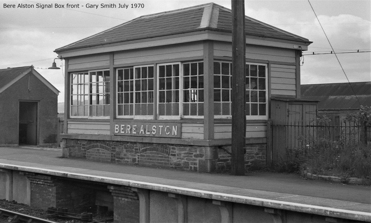 Front elevation of Bere Alston signal box