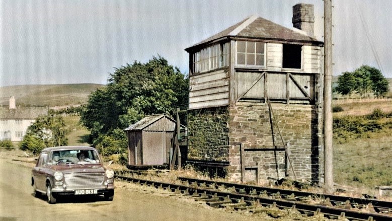 Meldon Junction Signal Box July 1970