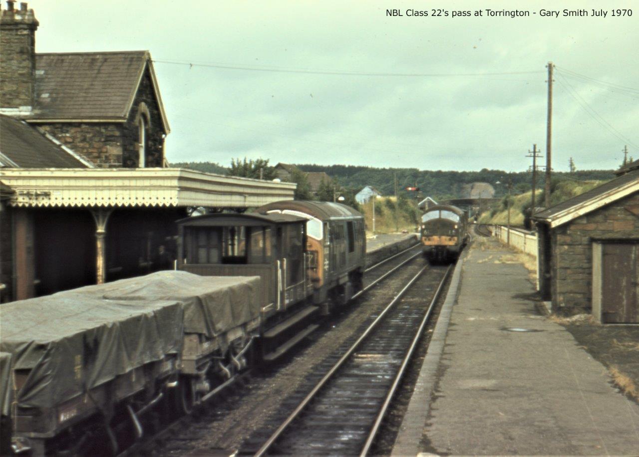 NB 22's pass at Torrington 1970